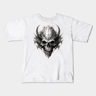 demogorgon skull Kids T-Shirt